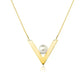 BLANC V NECKLACE - ICONIC DEC