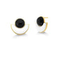 MARINA EARRING - BLACK OBSIDIAN - RESIN - ICONIC DESEJO