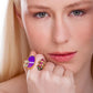 NATURE RING PURPLE AGATE - ICONIC