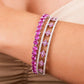TOOFANIA BRACELET - PINK SAPPHIRE RHODIUM - SALE