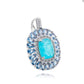 PENDANT RIELA - PARAIBA TOURMALINE RHODIUM - SALE