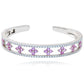 TOOFANIA BRACELET - PINK SAPPHIRE RHODIUM - SALE