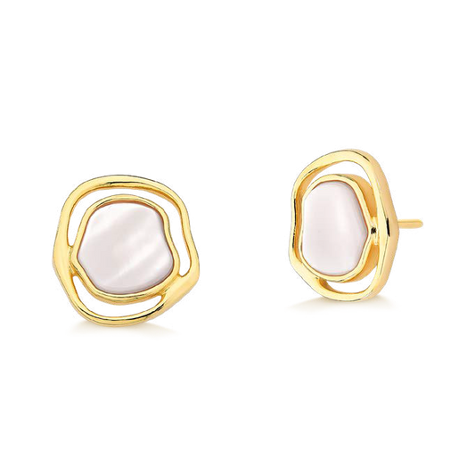 SOLEIL BABY EARRING MOTHER OF PEARL - ICONIC DESEJO