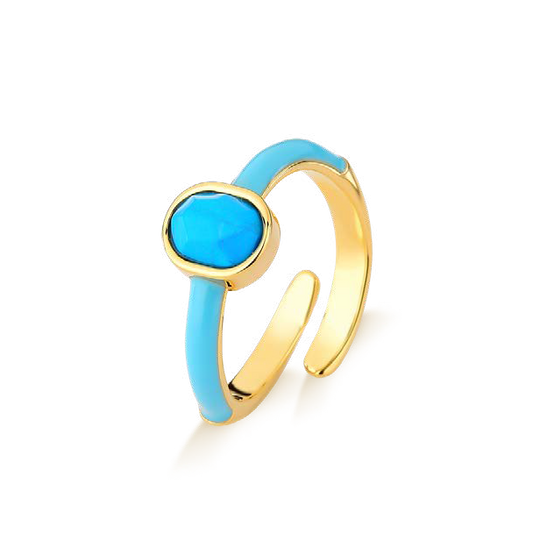 COLORS RING TURQUOISE HOWLITE - SALE