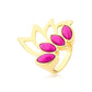 FLOURISH RING - PINK HOWLITE - FLY ME TO THE MOON