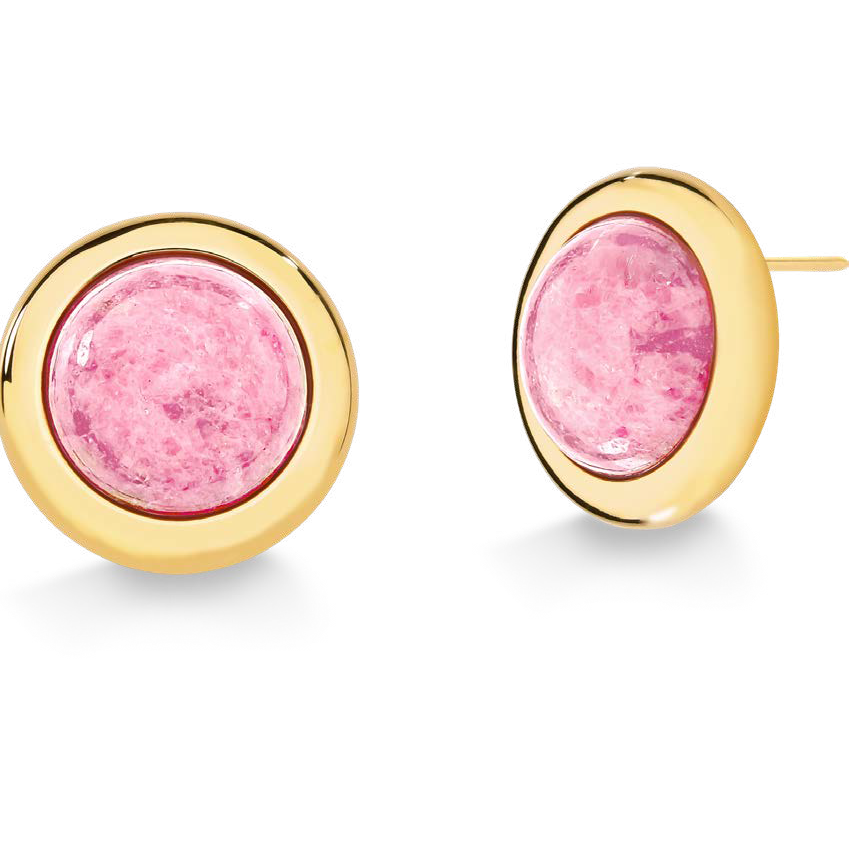 OLIMPO EARRING - RHODOCHROSITE- ICONIC