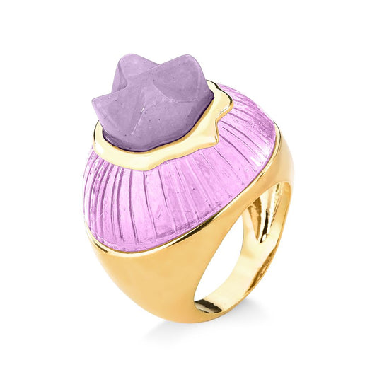 ORCHIS RING AMETHYST - SALE