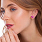 BOL FACETED EARRING - PINK HOWLITE ICONIC FLASH SALE