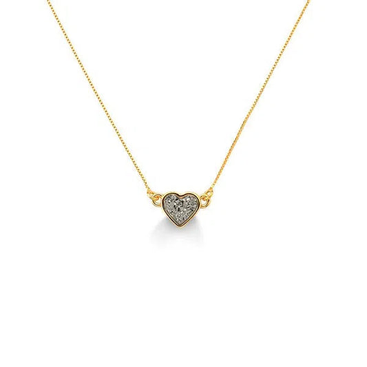 PRINCESS LOVE NECKLACE - METALIZED DRUZE - ICONIC