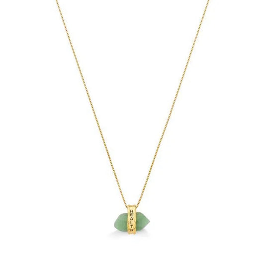 HEALTH NECKLACE - GREEN QUARTZ SALE