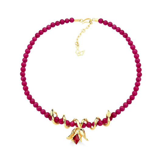 ROSEIRA NECKLACE RED FELDSPAR -  SALE