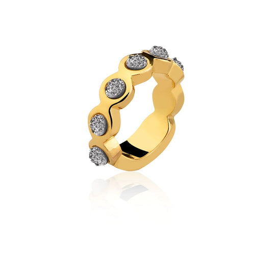 ALIANCINHA RING - METALIZED DRUZE - ICONIC