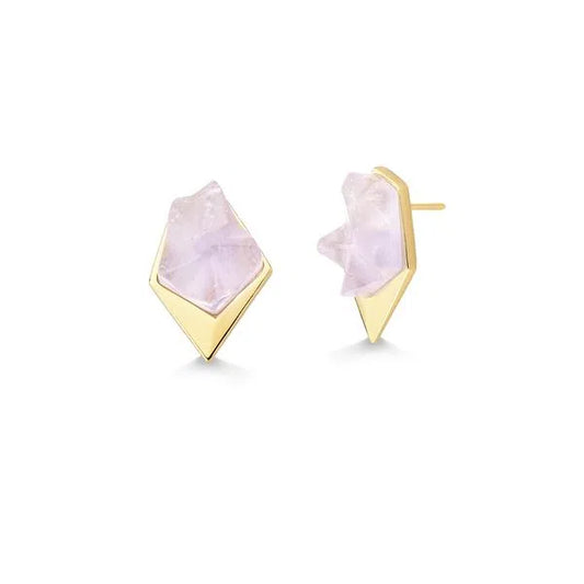 FUTURO SMALL EARRING - AMETHYST - ICONIC