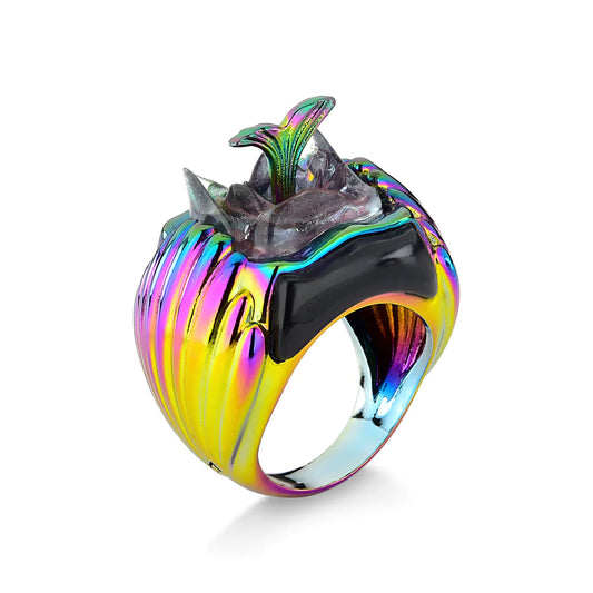 RING DIVE - ONYX-MULTICOLORED - SALE