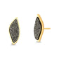FOLHA EARRING - METALIZED DRUZE- ICONIC DESEJO